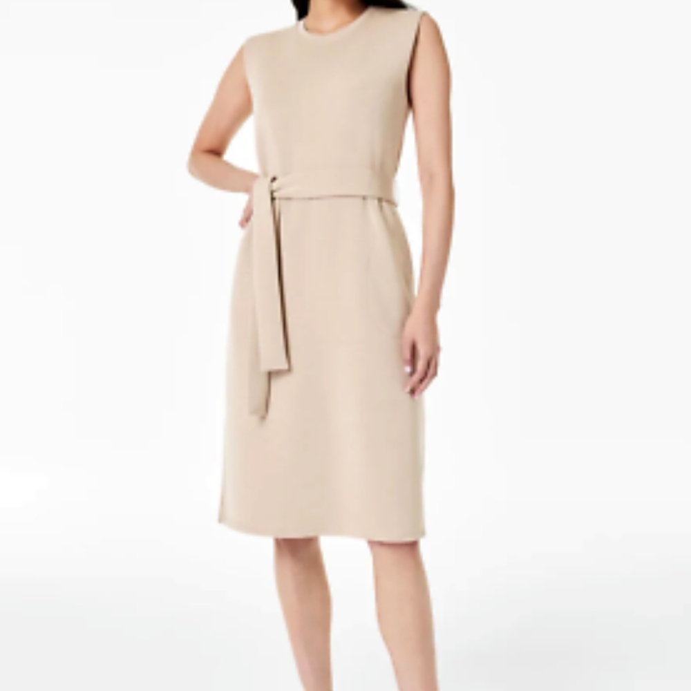 SPANX Air Essentials NWT Tie Front Midi Dress